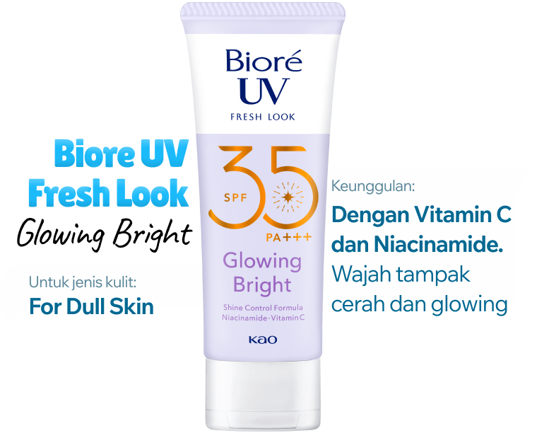 biore uc fresh look glowing bright