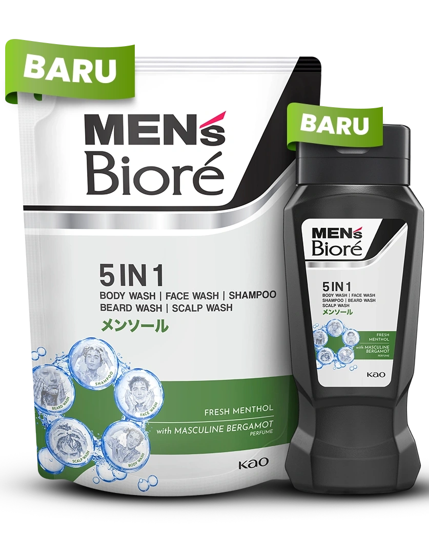 <div><p>Men`s Biore Body Foam</p><p>5 In 1</p></div>